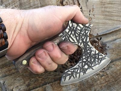 Custom Hand made Celtic Chef Knife – Berg Knifemaking