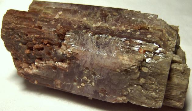 violet purple Aragonite pseudo-hexagonal twinned crystals - Cuenca, Castile-La Mancha, Spain - ex Dr Howard Heitner