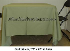 rental table rental chair rental linen