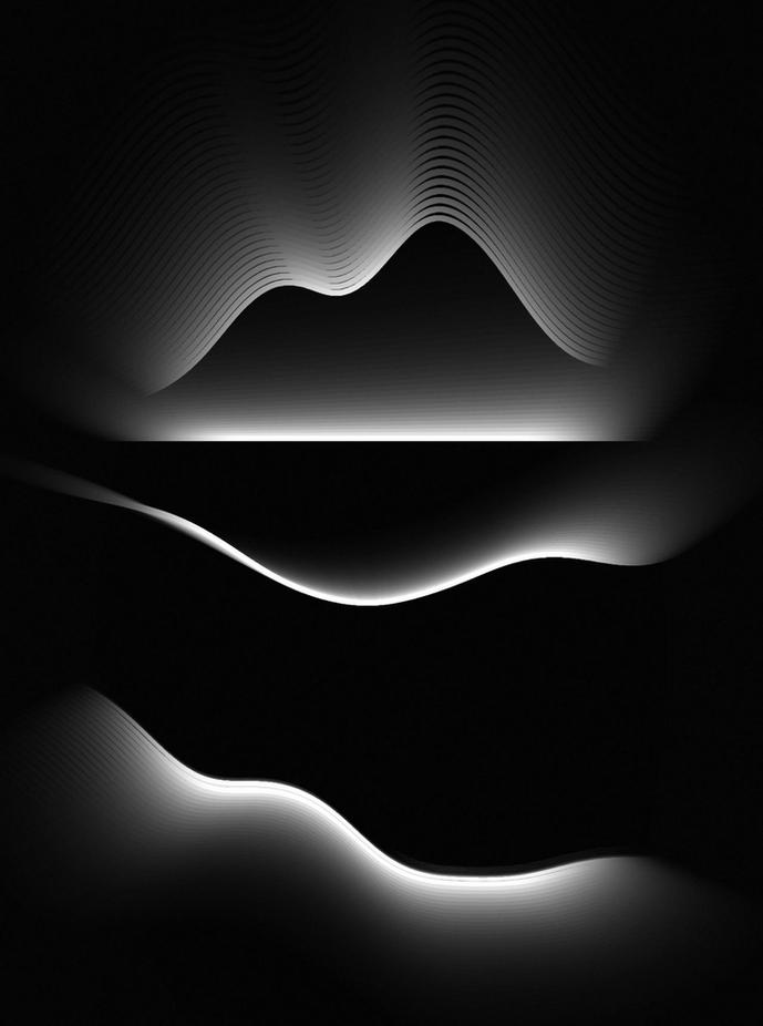 Psychedelic minimalism has arrived in this take on a night landscape, created digitally, nostalgic and mystical, just in time for Samhain. Night Nostalgia by Galway artist Orfhlaith Egan @orlainberlin