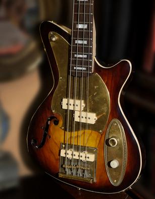 Dixie Flayer Bass Guitar made by Postal Guitars