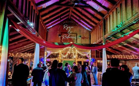 amayzing uplighting, monogram, wedding dj, party dj, bkp