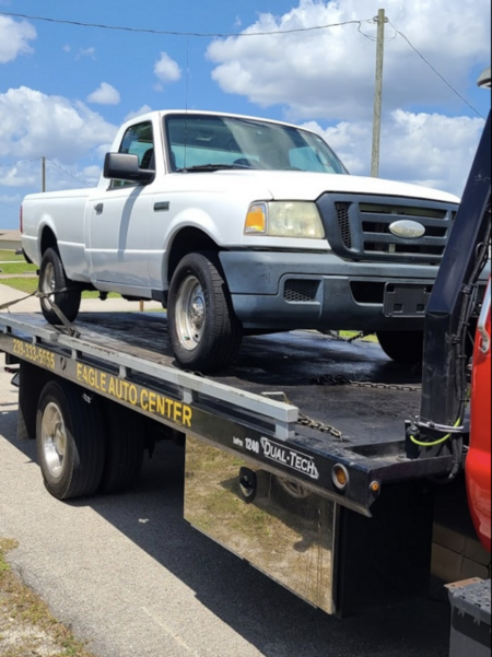Ford ranger picked up for junk