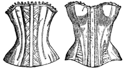 1840 - 1860 Early Victorian Corset Pattern