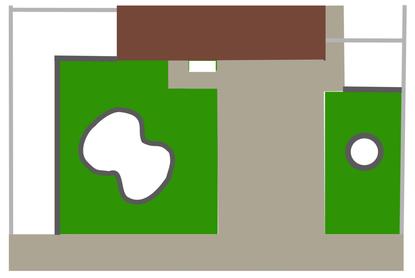 figure 8 and kidney bean planter curbs