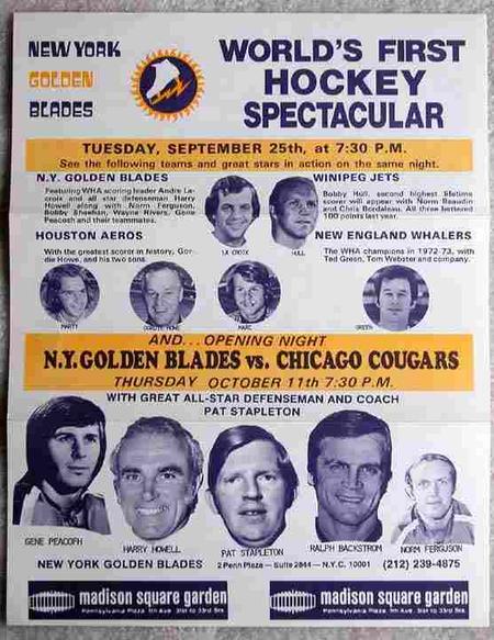 WHA Program: New York Raiders (1972-73)