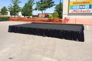 event rental stage