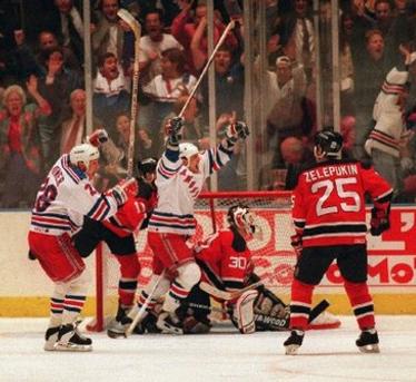 LA Kings - Wayne Gretzky led the way with a hat trick in Game 7. The LA  Kings punched their ticket to the Stanley Cup Final.