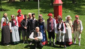 Danish folk dancers