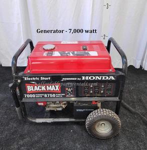 party rental generator