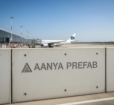 AANYA PREFAB PRECAST WALL AIRPORT