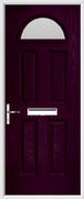 4 Panel 1 Arch Composite Door obscure glass