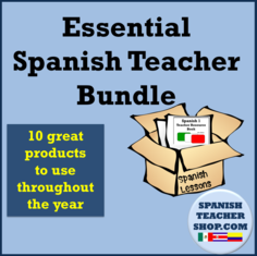 Essential Spanish Teacher Bundle Cover