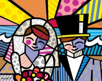Romero Britto Honeymoon at Sea