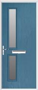 2 Square Composite Door obscure glass