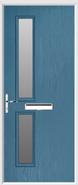 2 Square Composite Door obscure glass