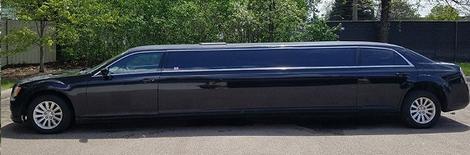 black Chrysler 300 Limousine