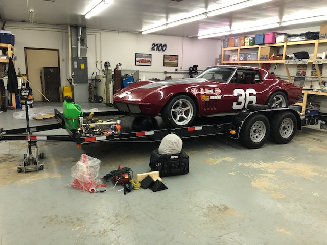 Vintage Road Racing Corvette