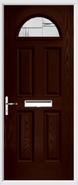 4 Panel 1 Arch Composite Door regal corenet glass