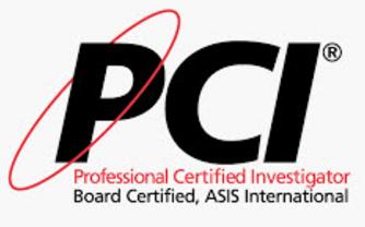 The Logo of a Professional Certified Investigator, ASIS International