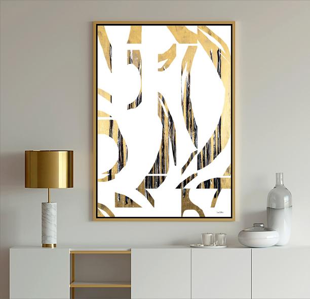 Gold Abstract Art, #Gold art, #abstract art, #Dubois Art