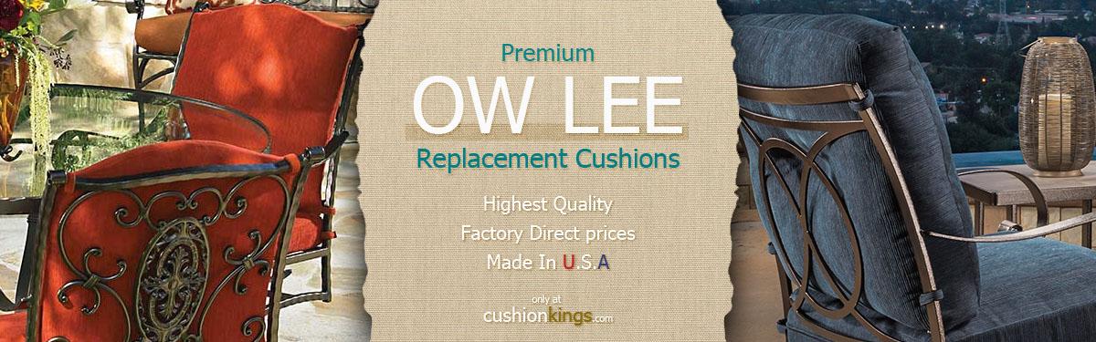 Replacement outdoor cushions for OW Lee furniture