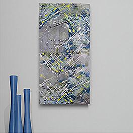 abstract fluid art painting