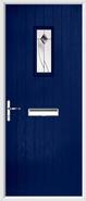 Cottage Rectangle Composite Door monza glass