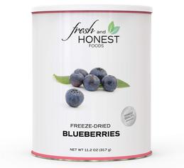 Fresh and Honest Foods 100% All Natural Freeze-Dried Blueberries 11.1 OZ #10 Can
