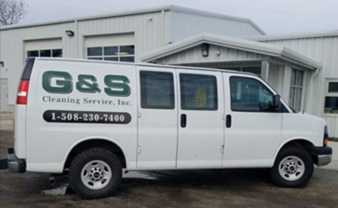 Image of G and S Cleaners work vehicle.
