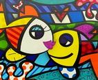 Romero Britto Deeply in Love Too