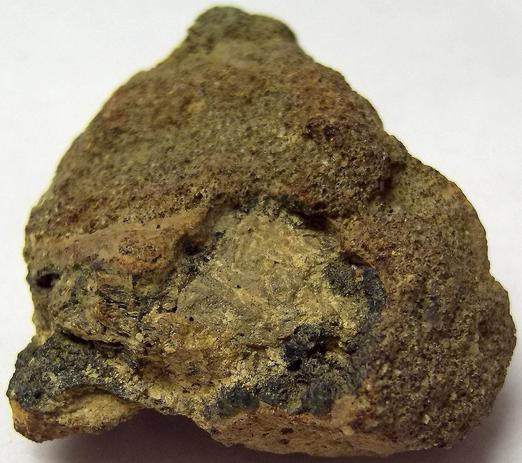 VIVIANITE with SIDERITE - Raccoon Creek, Mullica Hill, Harrison Township, Gloucester County, New Jersey, USA - ex Rutgers Geology Museum