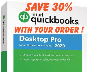 Intuit quickbooks accounting software Desktop Pro prints cheques our discounted price!