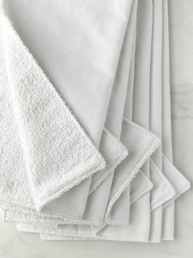 Best best sale white washcloths