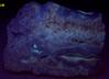 SMITHSONITE with fluorescence - Kelly Mine (Tri Bullion shaft, Paschal shaft; Traylor shaft; Kelly tunnel), Magdalena, Magdalena District, Socorro County, New Mexico, USA - ex Franklin Mineral Museum, ex John “Jack” Baum