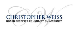 Christopher Weiss - Board certified Construction attorney Logo