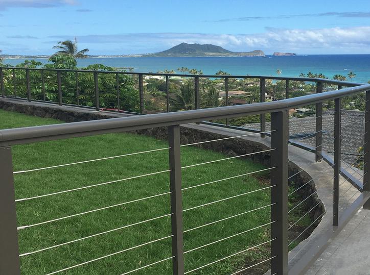 Cable railing Hawaii, Aluminum Cable railing Oahu, Cable railing Honolulu, cable railing