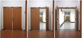 Automatic swing door