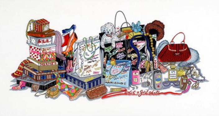 Charles Fazzino What A Girl Wants