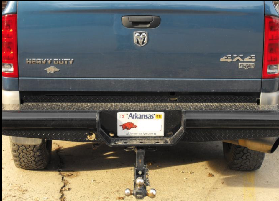 2007 dodge ram on sale 1500 rear bumper