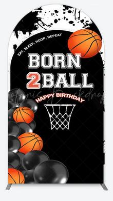 BIRTHDAY BASKETBALL BACKDROP ARCH COVER