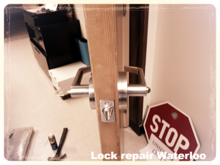 Waterloo lock repair; Waterloo locksmith; Lock repair Waterloo;