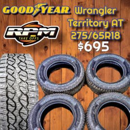 Goodyear Territory AT Tires 275/65R18