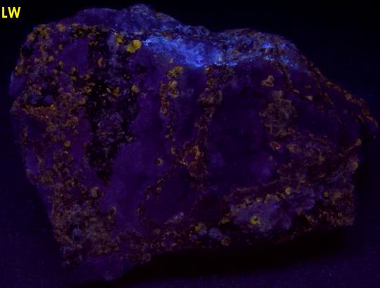 lilac-pink SMITHSONITE, fluorescent ARAGONITE - Choix, Mun. de Choix, Sinaloa, Mexico - ex Paul and Betty Kelly
