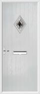 Cottage Diamond Composite Door aspen glass