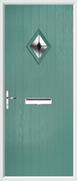 Cottage Diamond Composite Door bevel glass