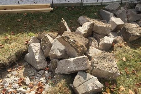 Broken Concrete Haul Away Rock and Concrete Removal Services In Lincoln NE | LNK Junk Removal