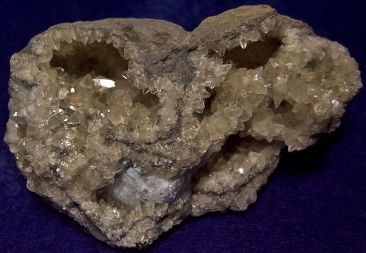 fluorescent CALCITE and CELESTINE, Rt 13 Roadcut, Chittenango Falls, Fenner Township, Madison County, New York, USA