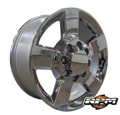 GM 8 LUG 20" 5 STAR CHROME REPLICA RIMS ONLY (SET OF 4)