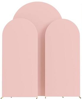 BLUSH PINK BACKDROP COVERS FOR RENT